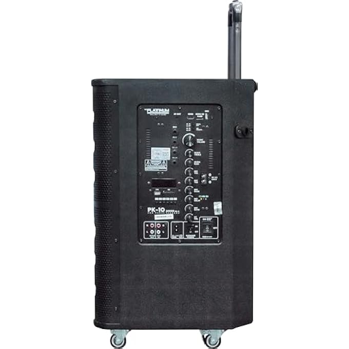 Platinum PK10 TROLLY SPK & PARTY JUKEBOX PA SYSTEM WITH 2 W/L MIC HUGE SONG LIBRARY 23K ENGLISH &FILIPINO SONGS INBUIILD & RECHARGEABLE 5/6 HOURS BATTERY BACKUP - Image 2